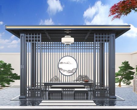 中式鋁合金涼亭 中式鋁合金涼亭